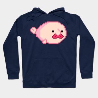 Pixel Blobfish (Side) Hoodie